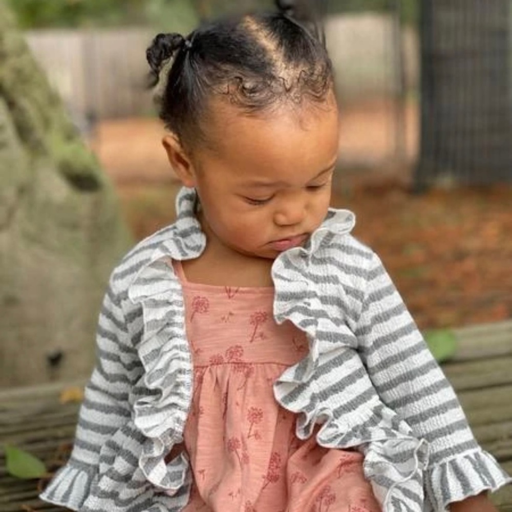NWOT Girls Vignette Magpie & Mabel Ella Cardigan Ivory Size 12months - Picture 2 of 6